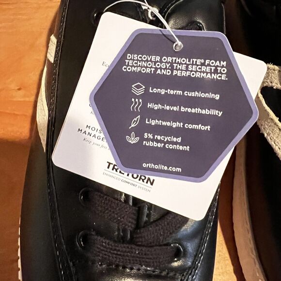 NEW Tretorn Womens Sneakers Size 10 Black Elite Plus NIB Ortholite Comfort - Picture 10 of 12